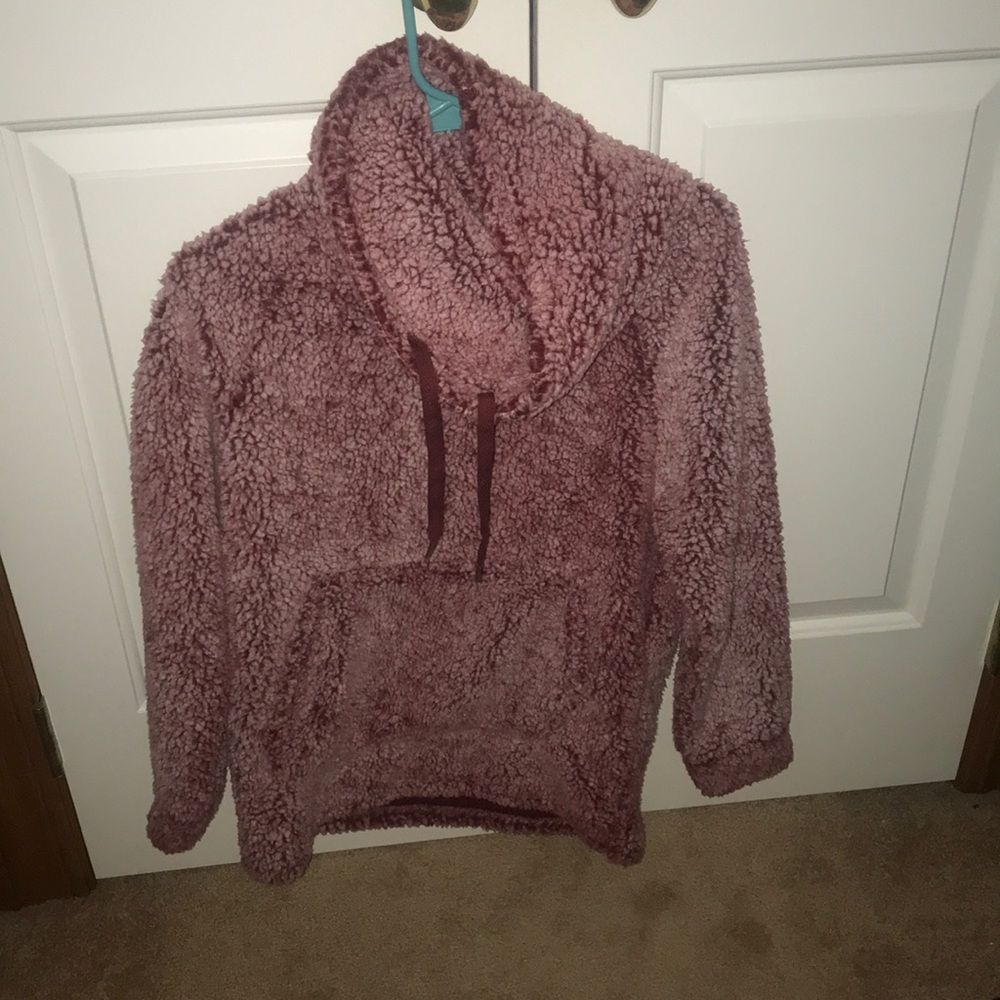 Fuzzy winter sweater